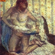 Kniende Frau nach Degas